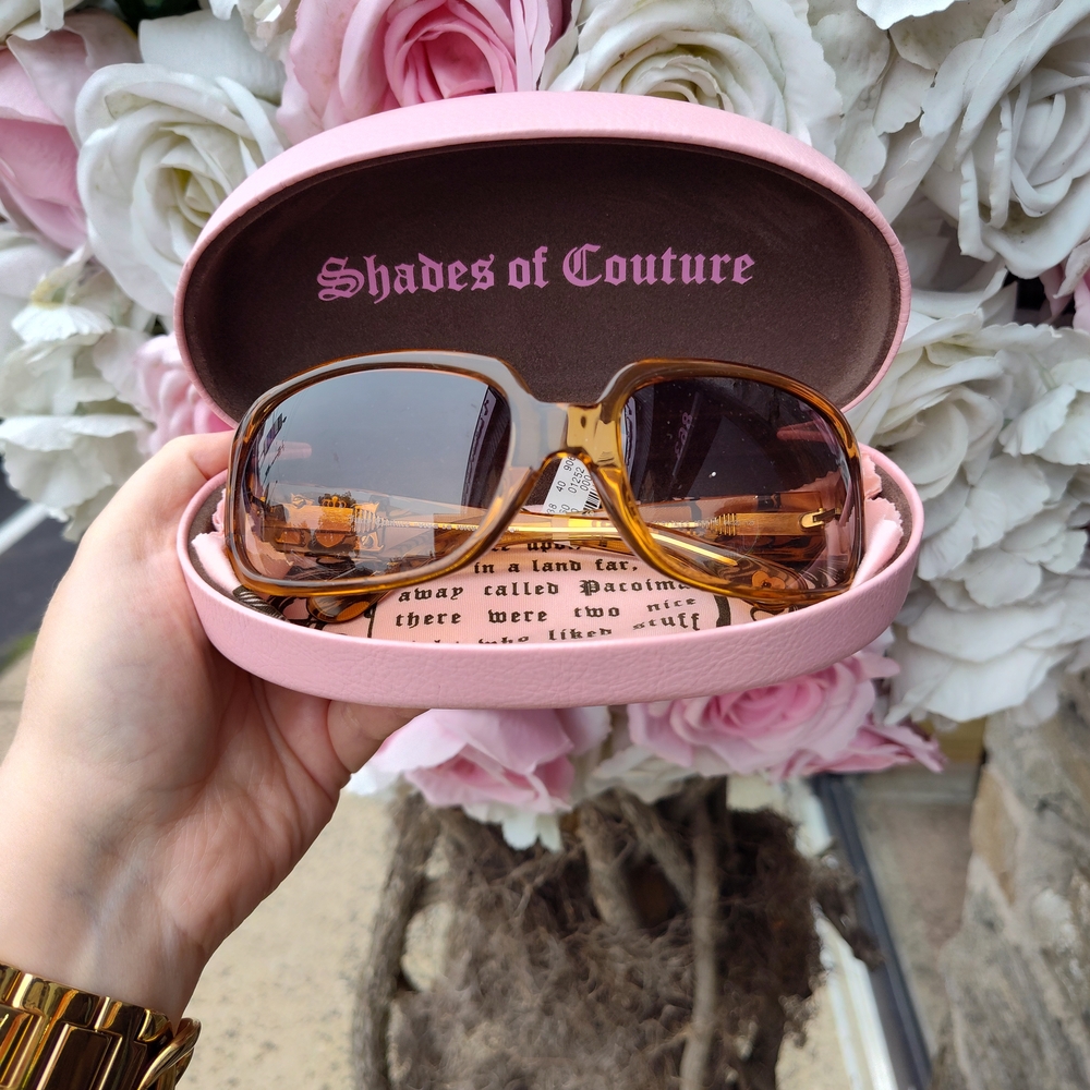 Juicy Couture Pink and Gold Sunglasses